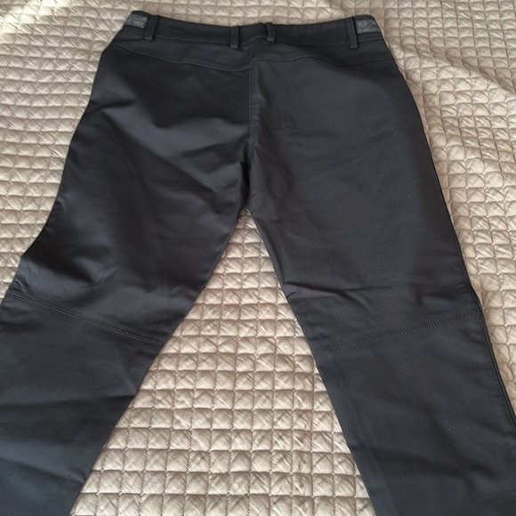 Black Pants with Camouflage and Gold Buckles on Waist - Picture 2 of 5